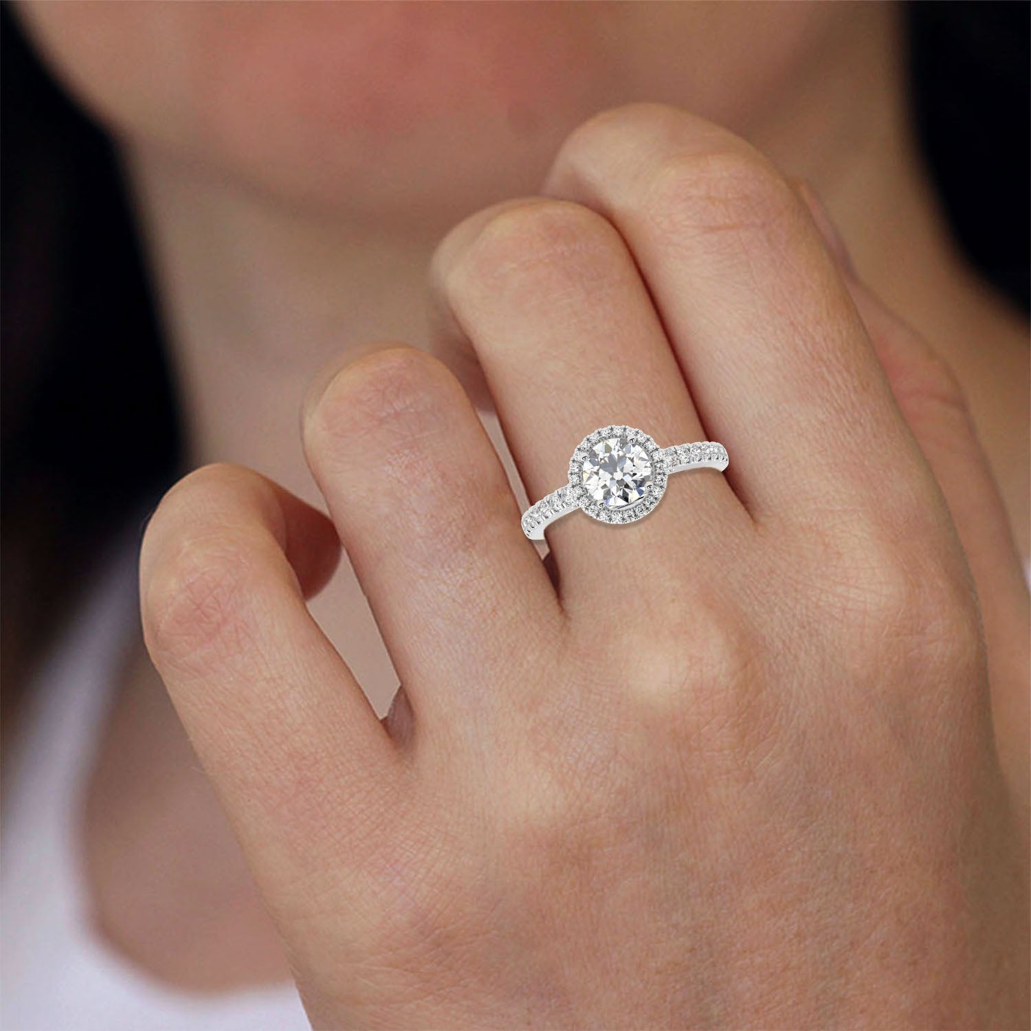 Buy 0.97Ct Classic Natural Diamond Ring | SolitaireKart